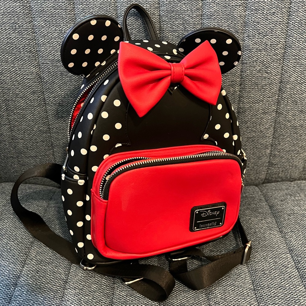 Loungefly Disney Minnie Mouse Polka Dots Mini Backpack